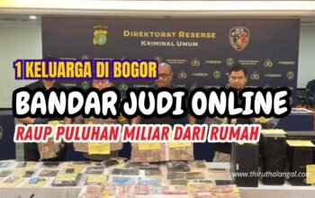 Gila! Keluarga di Bogor Jadi Bandar Judi Online, Raup Puluhan Miliar dari Rumah