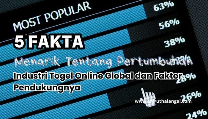 5 Fakta Menarik Tentang Pertumbuhan Industri Togel Online Global dan Faktor Pendukungnya